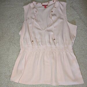 Guess blush pink blouse, size Small, like new! EUC!